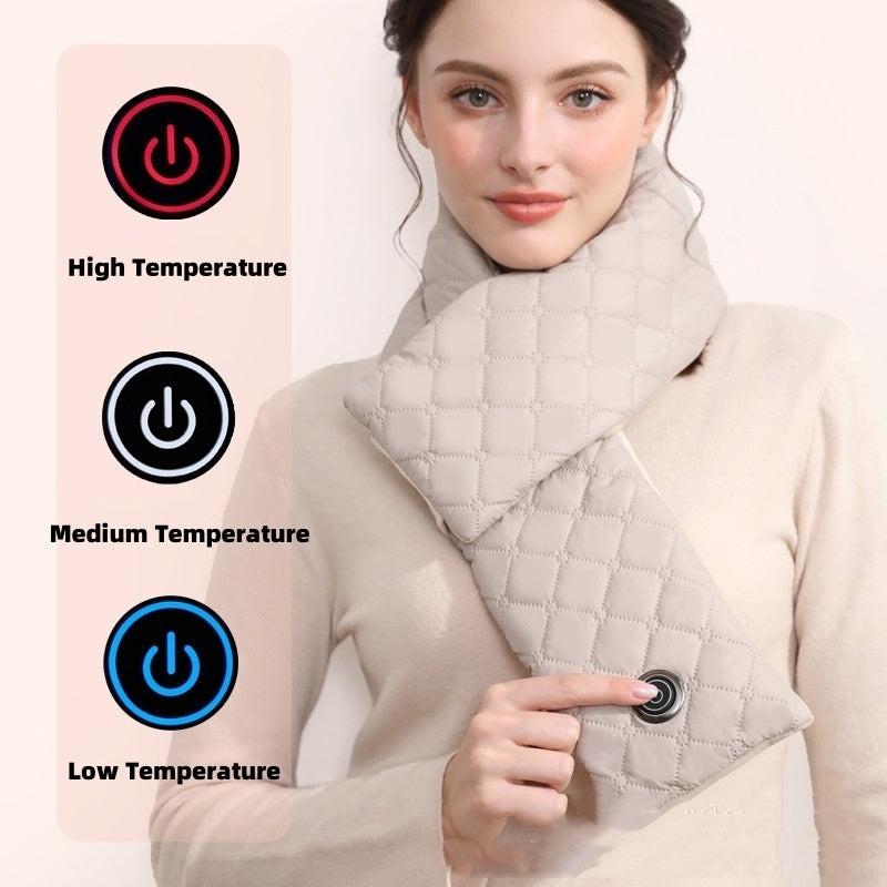 Electric Heating Scarf – USB Heated Thermal Shawl for Men & Women